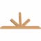 Ekena Millwork Saratoga Timber Gable Bracket, Western Red Cedar, 84"W x 49"H x 3 1/2"D x 5 1/2"F, 14/12 Pitch GBW084X49X0406SAR00SWR - alternate 4